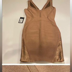 Marciano bronze bandage dress NWOT